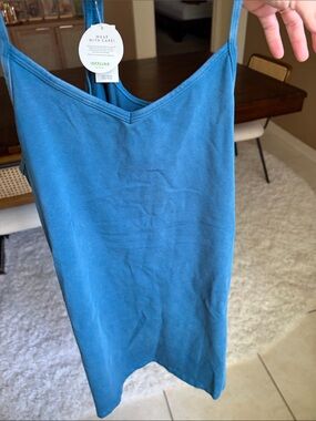 Aerie OG cotton racerback mini dress romper